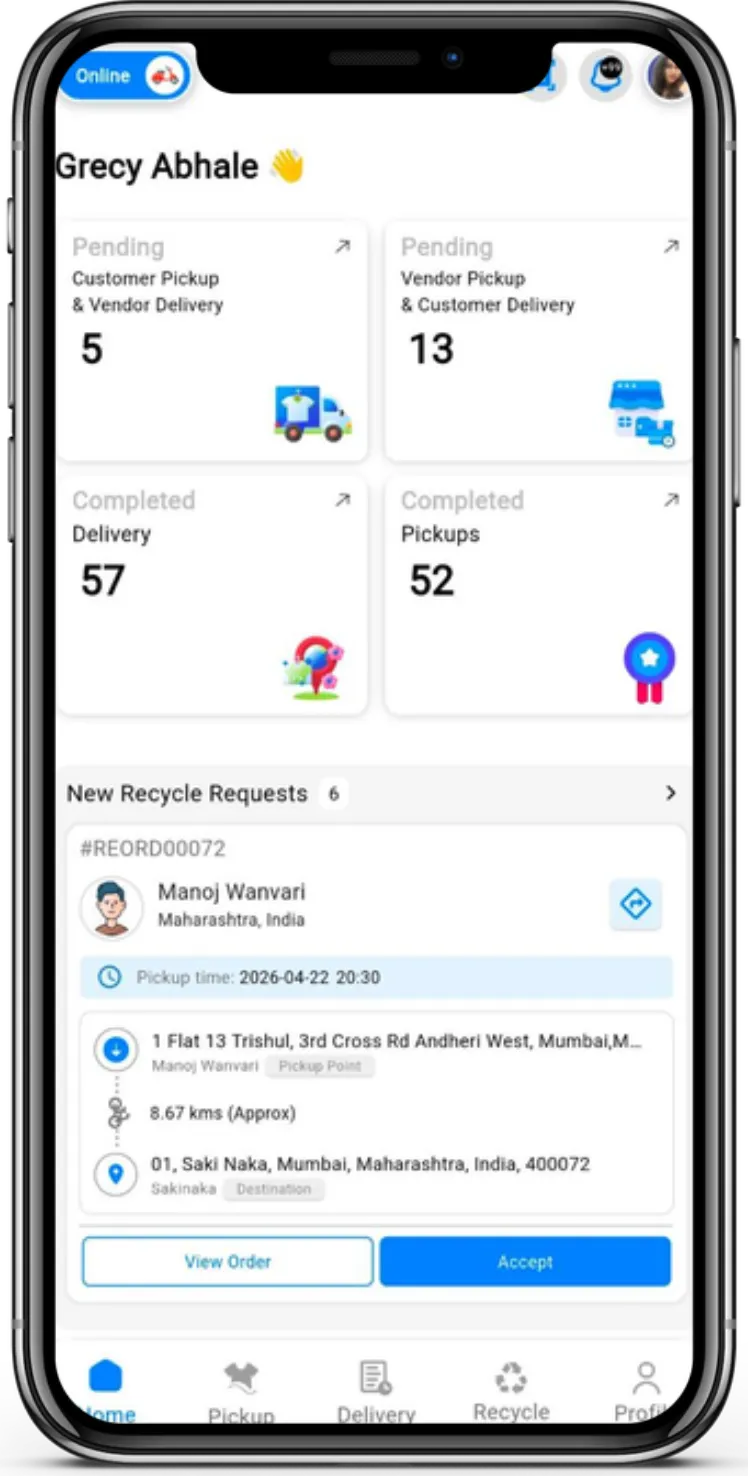 Oterri Rider App